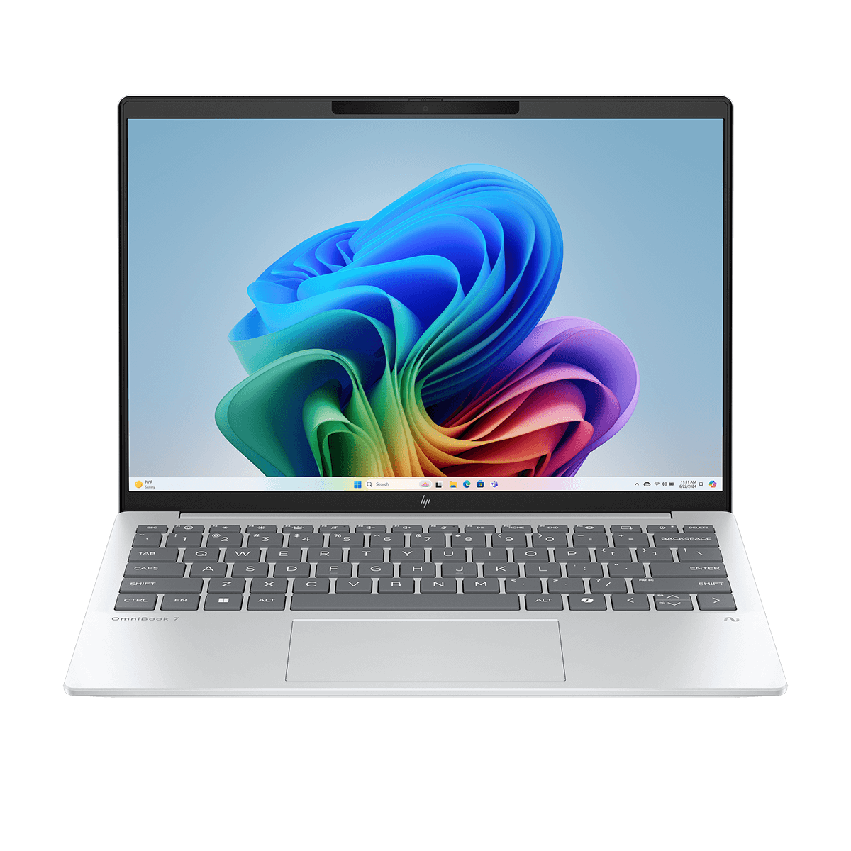 HP OmniBook 7 Aero 13 NGAI PC (Ryzen AI 5, Glacier Silver