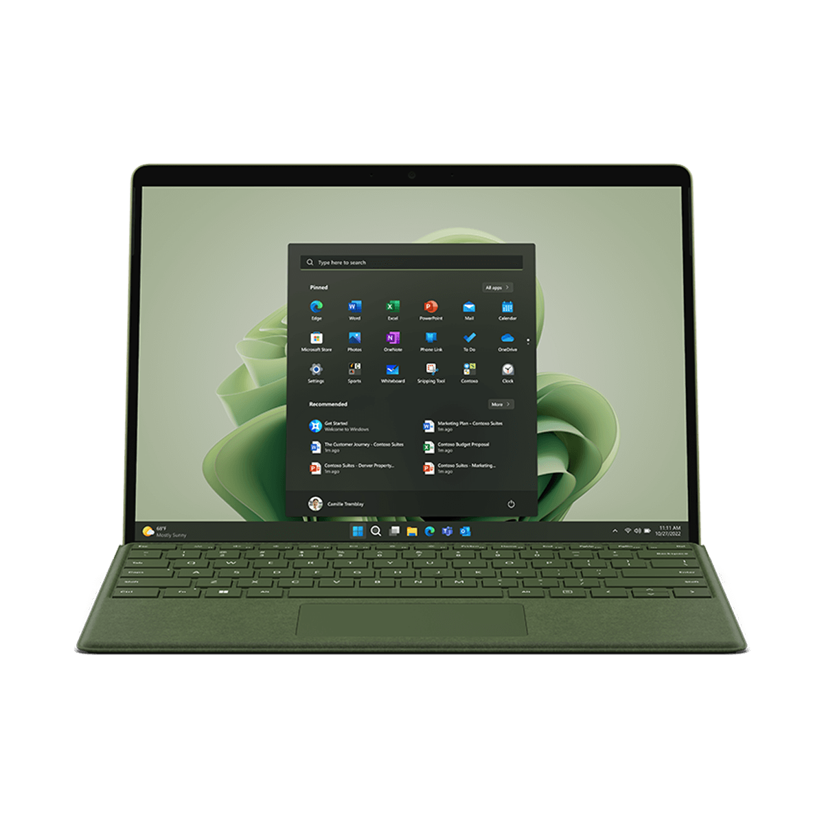 Surface Pro 9 i7/16GB/256GB Win11 Pro Forest - Microsoft Business